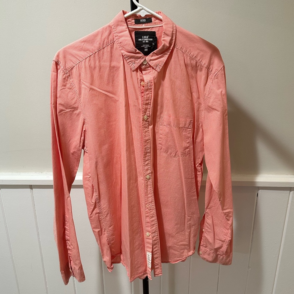 H&M Button Down (Peach)